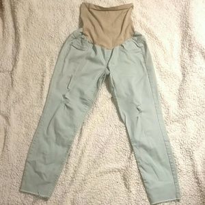 Jessica Simpson Maternity mint crop pants